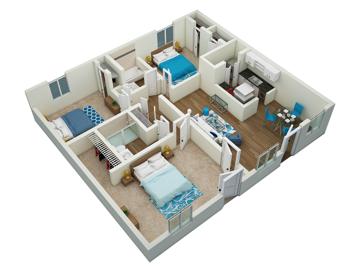 Stadium 700 - Big Tex Floorplan